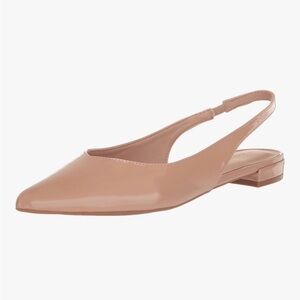 NWT STEVE MADDEN Madden Girl Women's Delaneyy Nude Sling Back Flat